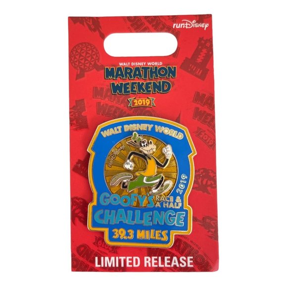 Walt Disney World 2019 Marathon Goofy Race and a Half Challenge Limited Pin - Picture 3 of 3